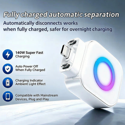 Smart Auto Disconnect Type C Charger
