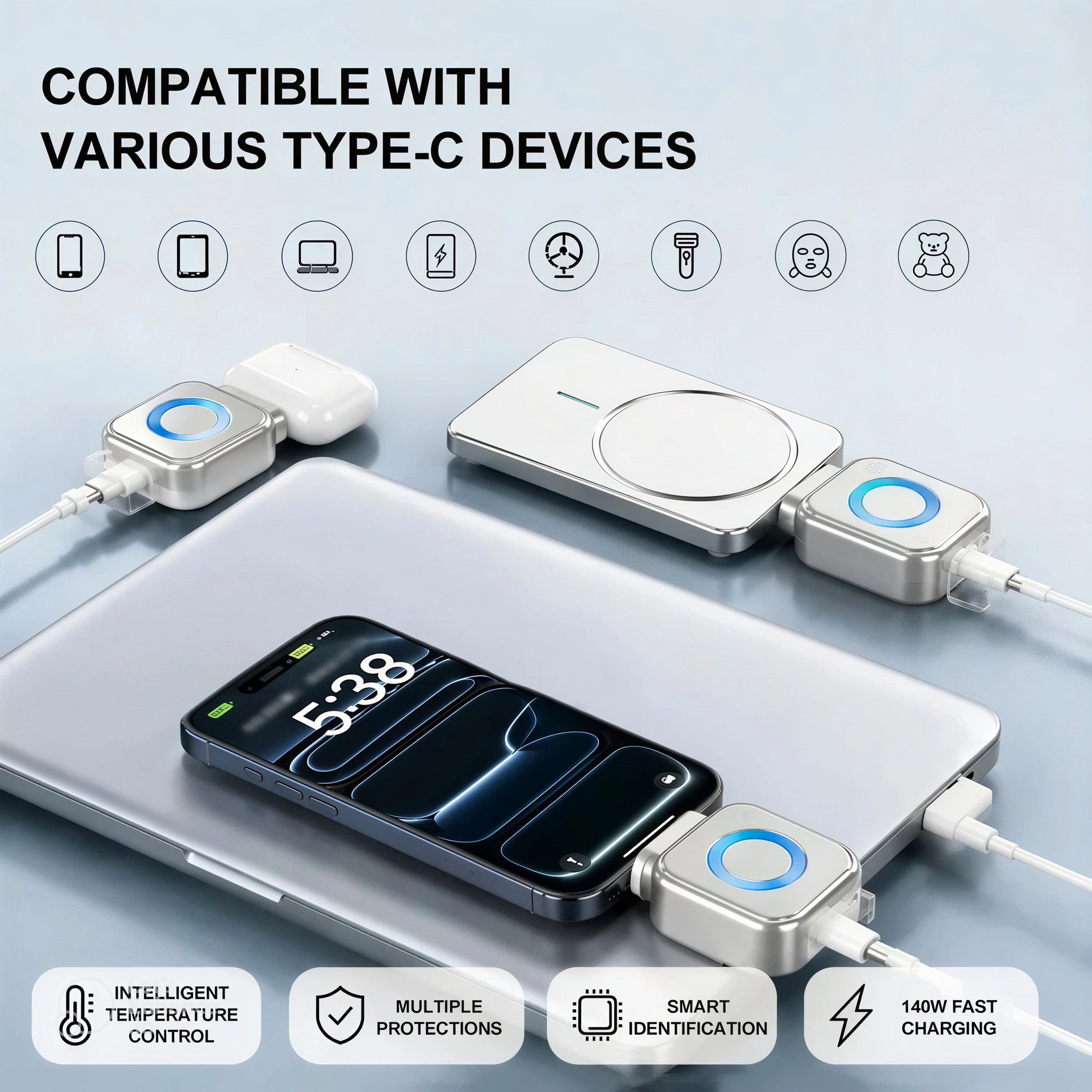 Smart Auto Disconnect Type C Charger